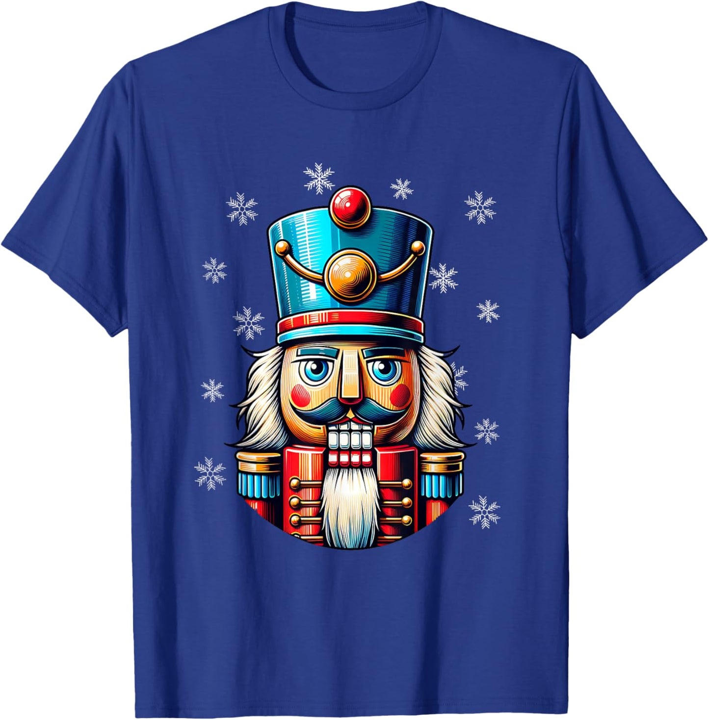 Christmas Nutcracker Men Women Nutcrackers Xmas T-Shirt - T-Shirt | Royal