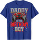 Daddy of The Birthday Boy Video Gamer Matching Birthday T-Shirt - T-Shirt | Royal
