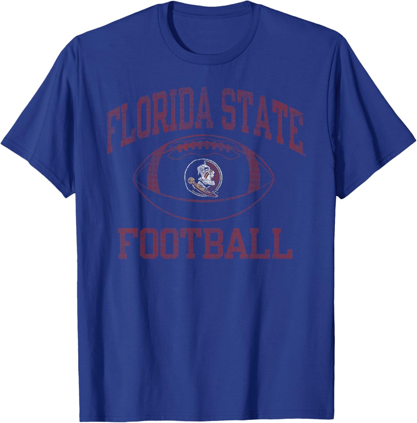 Florida State Seminoles Football Intensity Vintage Black T-Shirt - T-Shirt | Royal