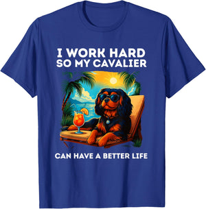 Funny King Charles Spaniel Design King Charles Spaniel Lover T-Shirt - T-Shirt | Royal