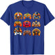 Thanksgiving Skeleton Zombie Gaming Controllers Boys Kids T-Shirt - T-Shirt | Royal
