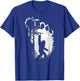 Bigfoot Rock On in The Forest Funny Sasquatch Footprint Meme T-Shirt - T-Shirt | Royal