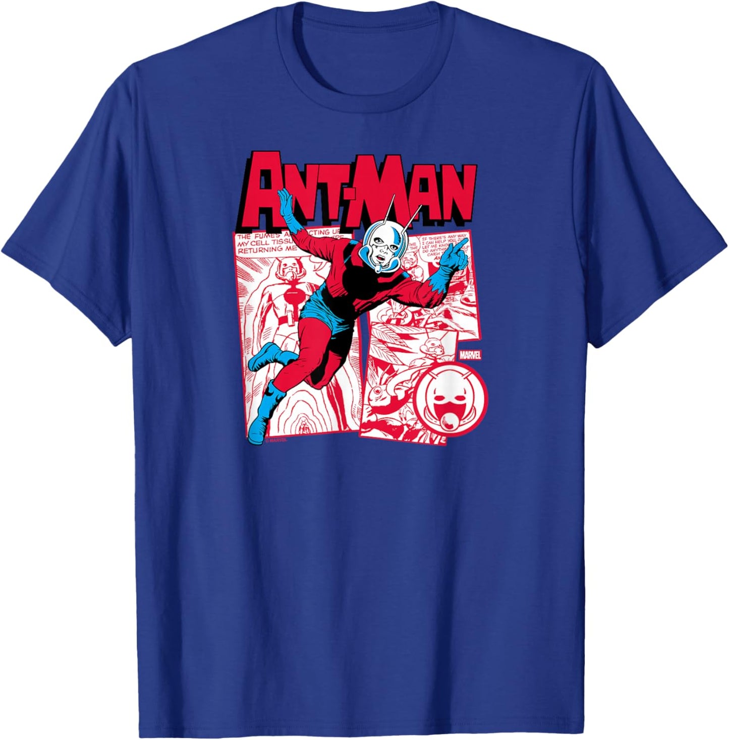 Ant Man - Retro T-Shirt - T-Shirt | Royal