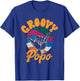 Vintage Father's Day Dad Grandpa Retro Groovy Popo Men T-Shirt - T-Shirt | Royal