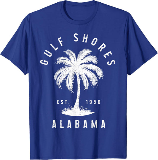 Gulf Shores Alabama T-Shirt - T-Shirt | Royal