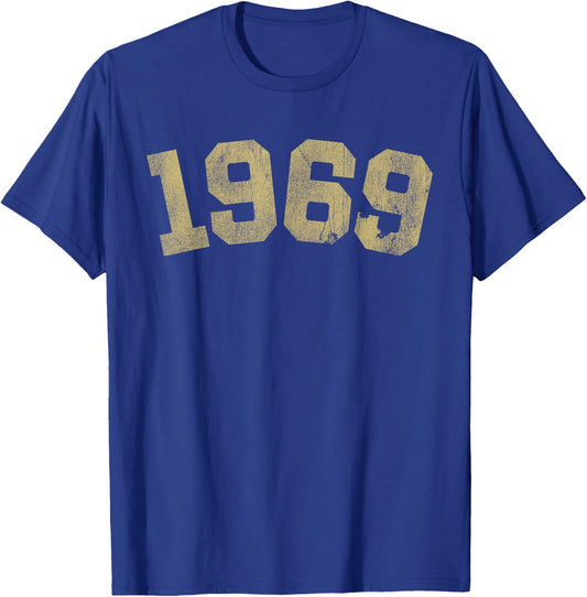 1969 Bday - Retro 56th Birthday 56 Years Old Vintage T-Shirt - T-Shirt | Royal