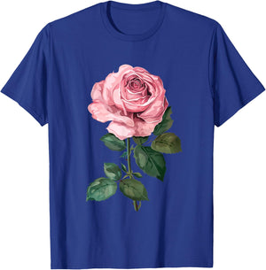 199 Flowers Rose Graphic , Small, Black T-Shirt - T-Shirt | Royal