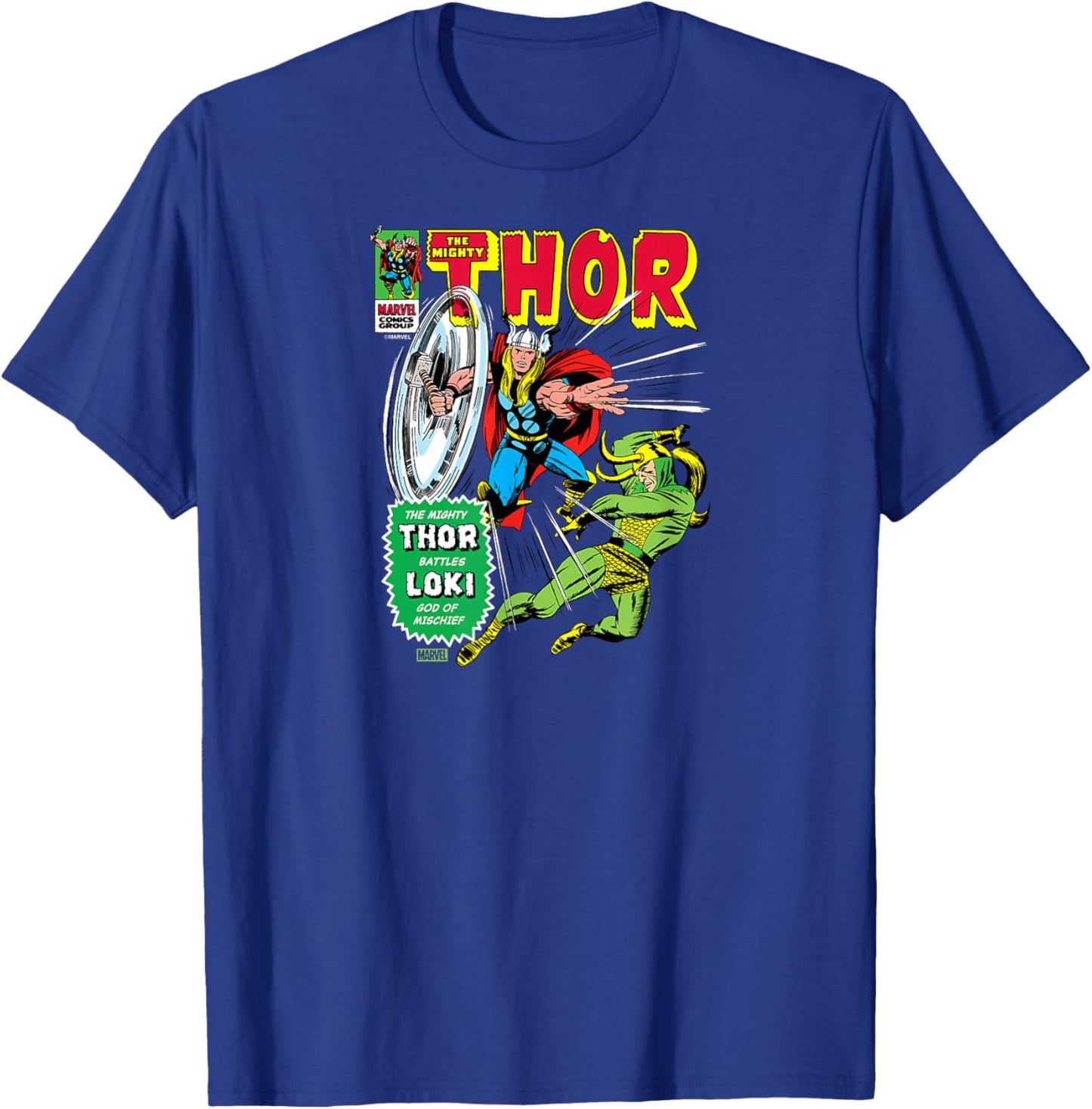 Thor - Retro Dover T-Shirt - T-Shirt | Royal