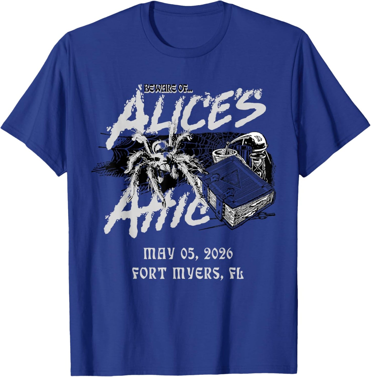 Alice Cooper 2026 Tour Fort Myers T-Shirt - T-Shirt | Royal