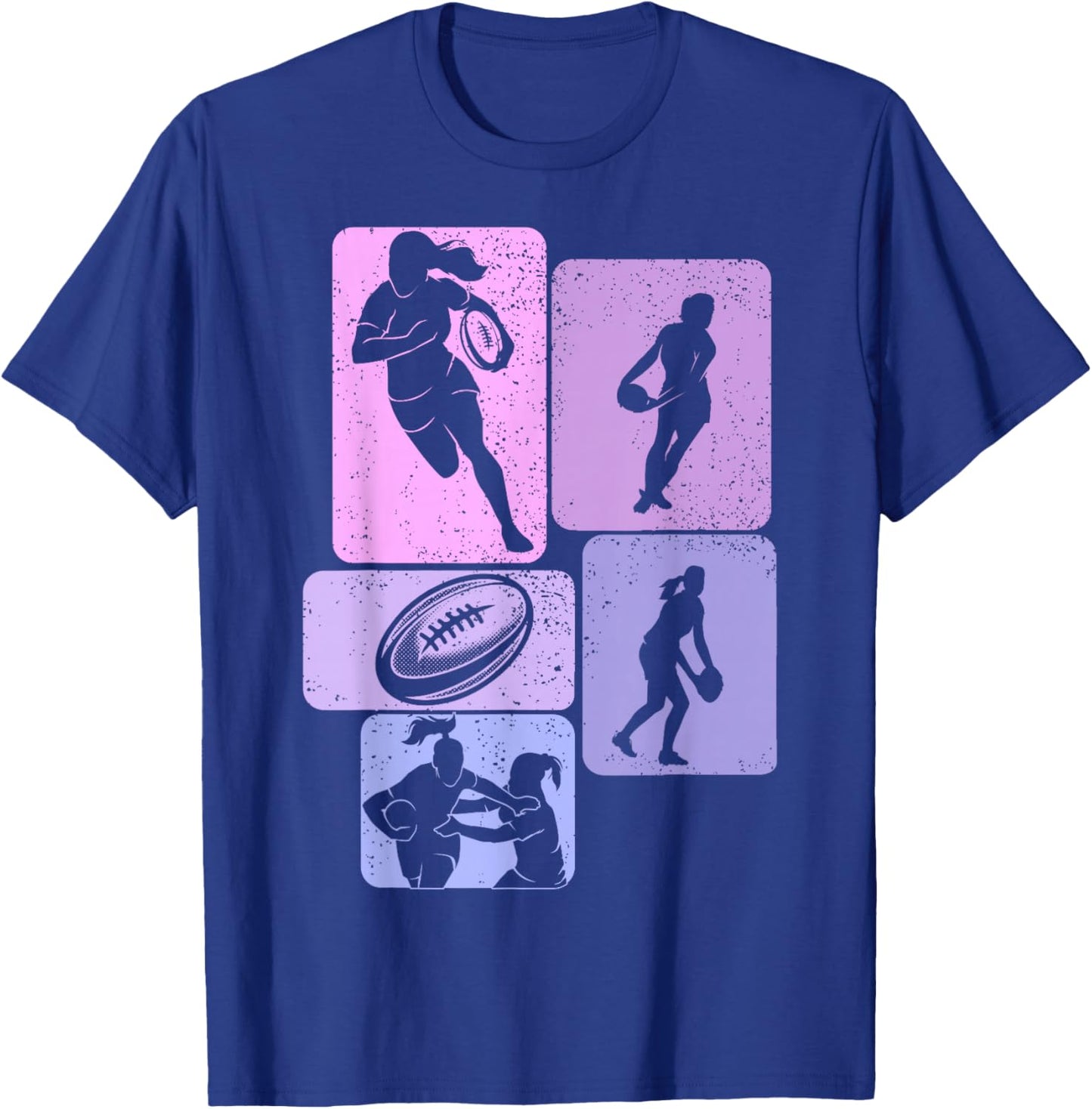 Rugby Women Girls T-Shirt - T-Shirt | Royal