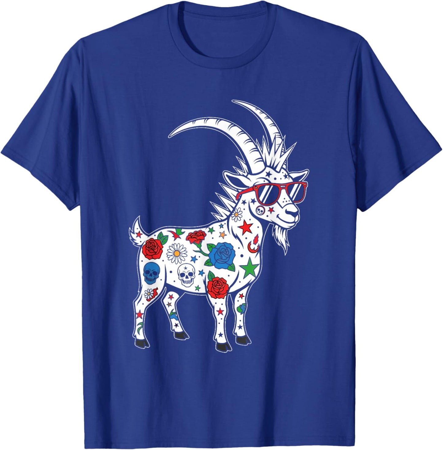 Punk Goat Punk Rocker for Toddlers Boys Kids Boys Design T-Shirt - T-Shirt | Royal