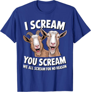 Goat Design Women Goat Themed Domestic Goat Lover T-Shirt - T-Shirt | Royal