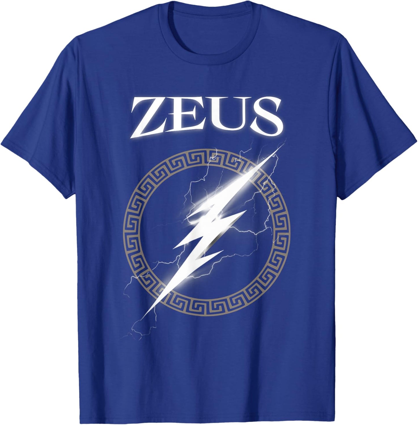 Zeus Greek God Symbol T-Shirt - T-Shirt | Royal