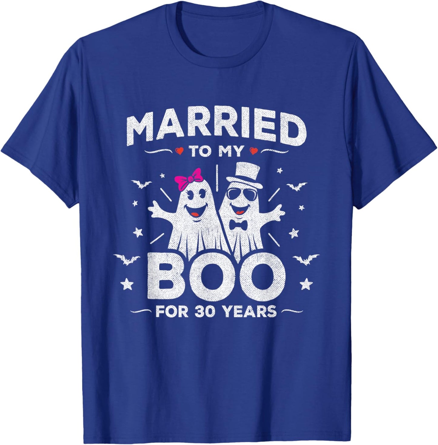30th Wedding Anniversary October Wedding - 30th Anniversary T-Shirt - T-Shirt | Royal