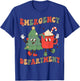 Retro Emergency Department ER Nurse Christmas Emergency Room T-Shirt - T-Shirt | Royal