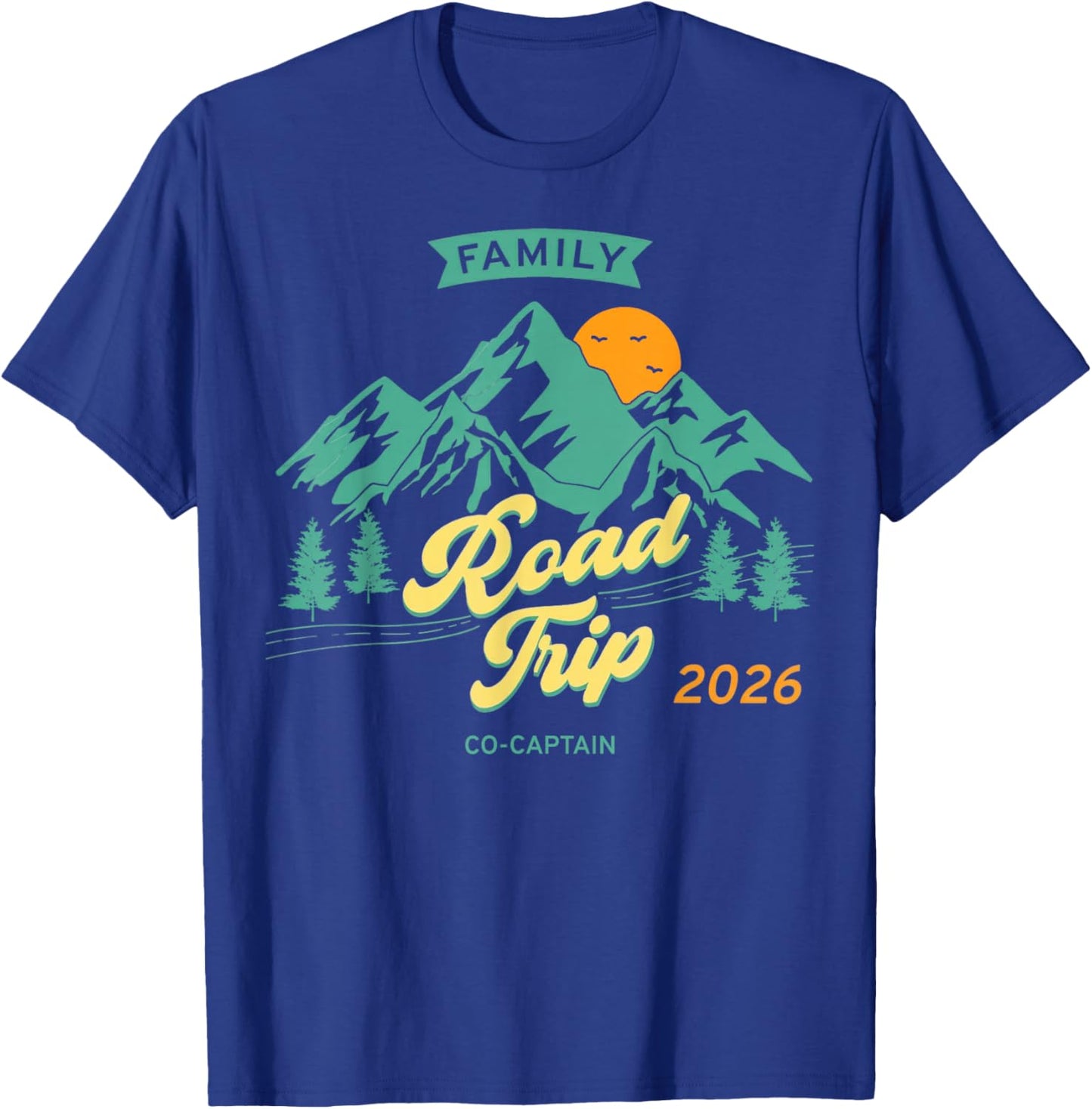 Voyage en Famille Amusant 2026 – Co-Capitaine T-Shirt - T-Shirt | Royal