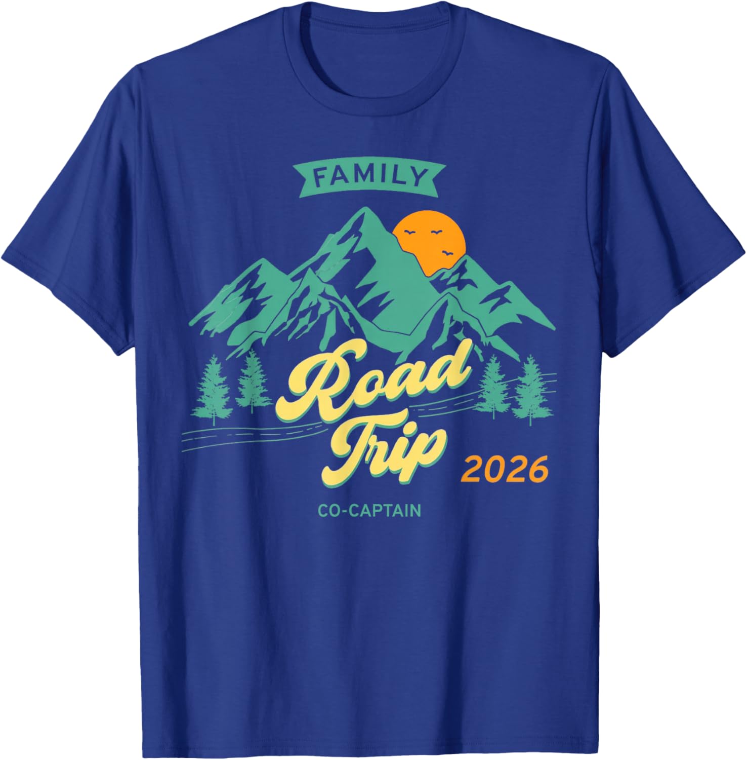 Voyage en Famille Amusant 2026 – Co-Capitaine T-Shirt - T-Shirt | Royal