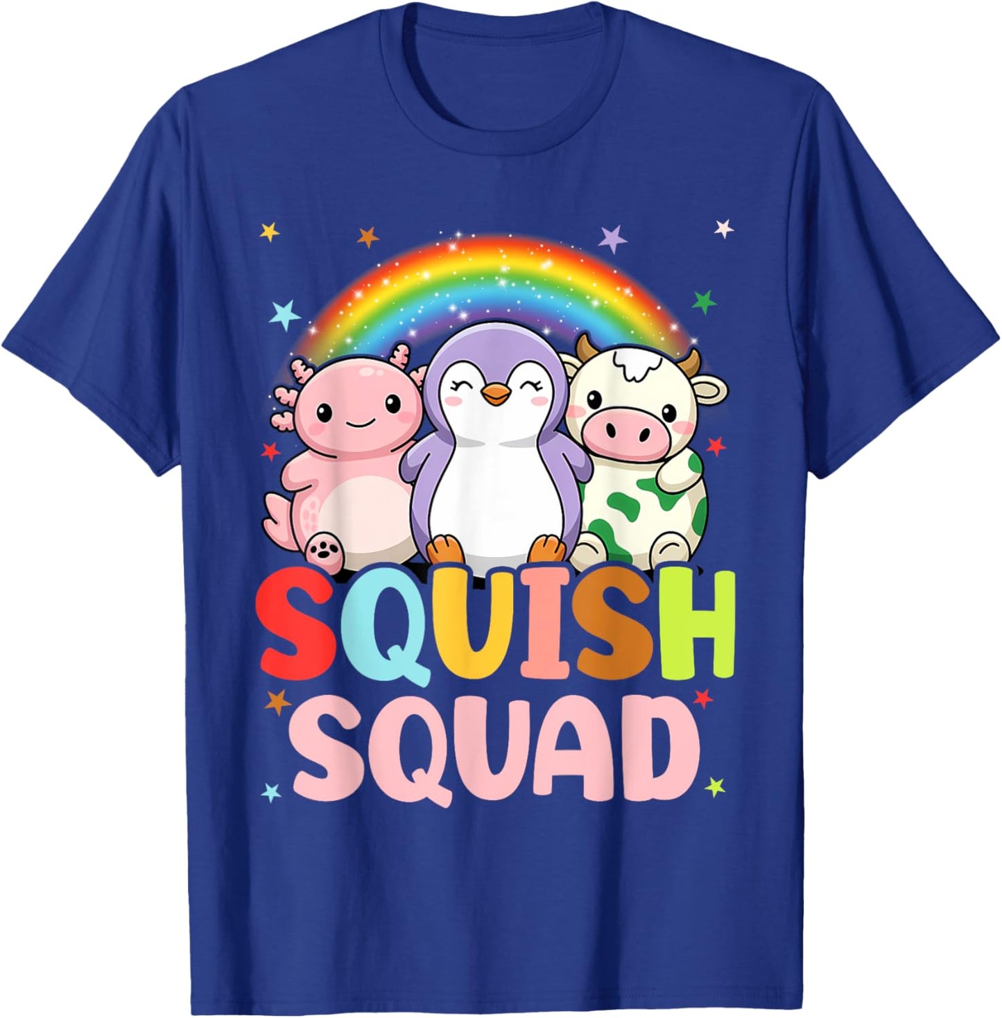 Squish Squad Mallow Lover Cute Birthday T-Shirt - T-Shirt | Royal