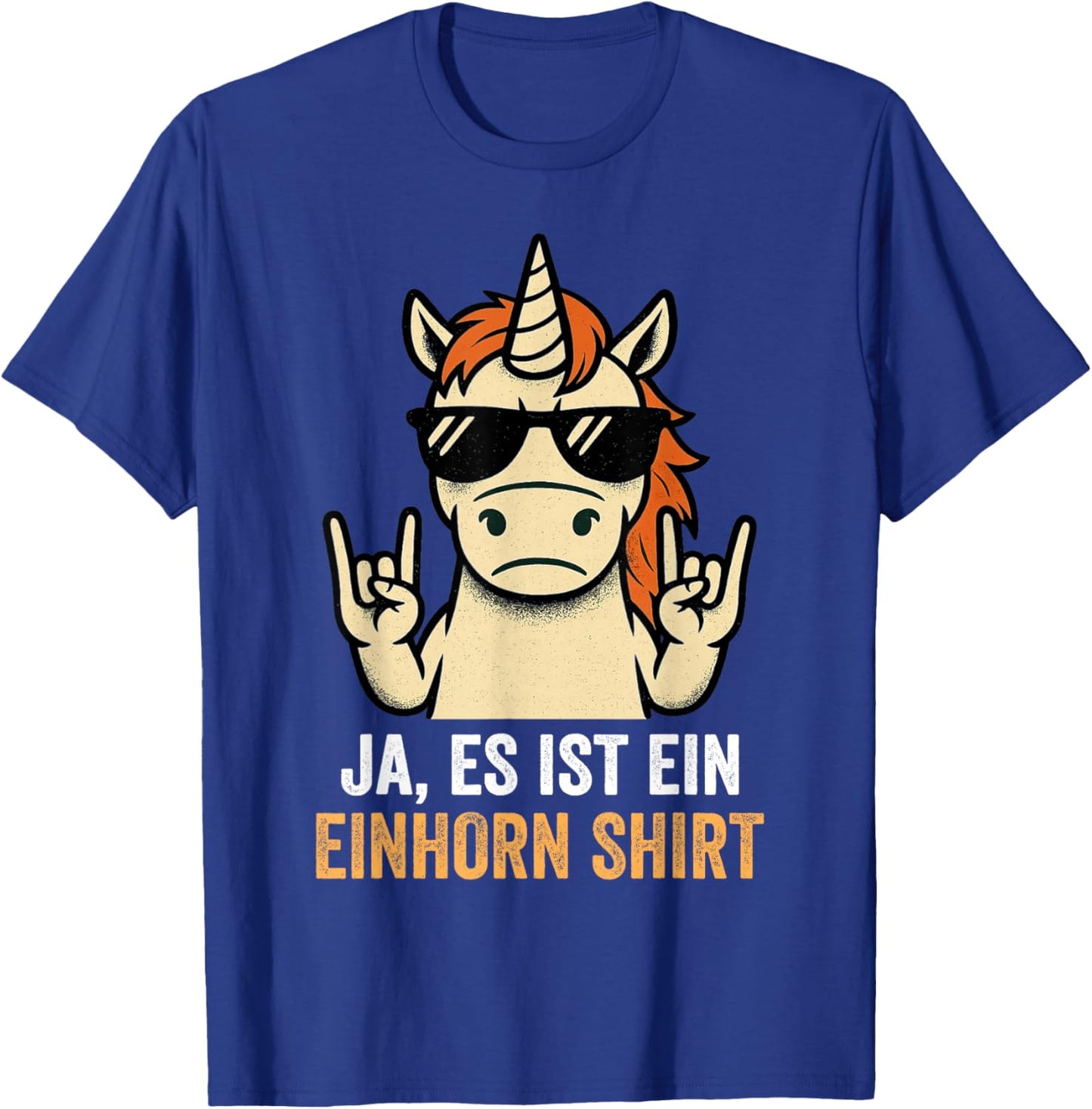 Cool Unicorn Yes It's A Unicorn Funny Slogan T-Shirt - T-Shirt | Royal