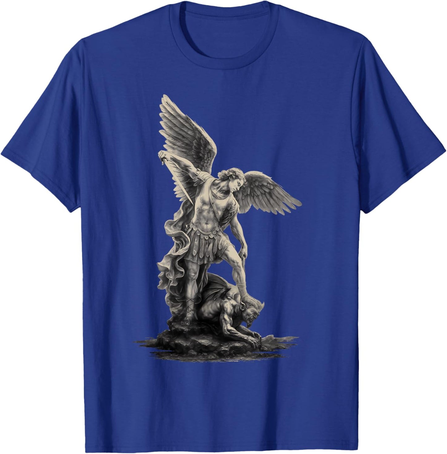 Archangel Michael Christian Streetwear Religious Her T-Shirt - T-Shirt | Royal