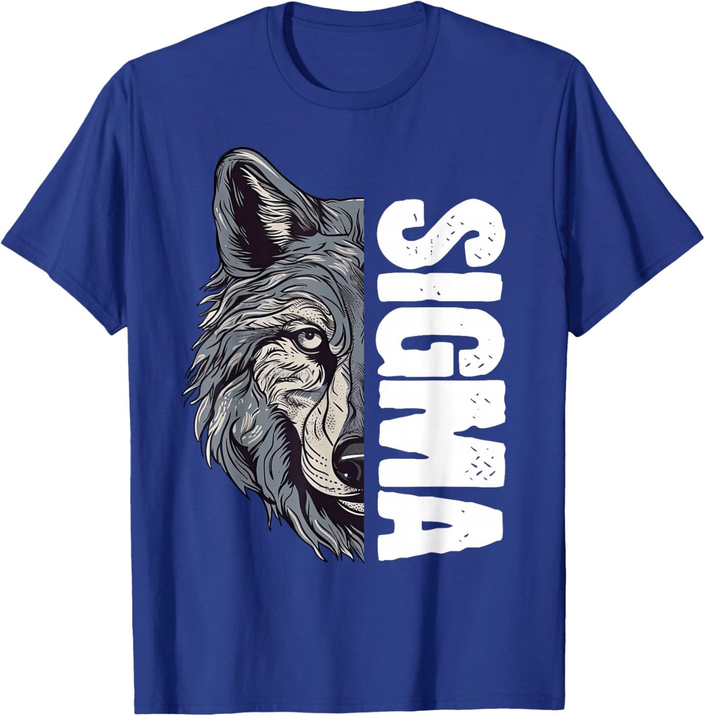 Sigma Male Lone Individualist Wolf T-Shirt - T-Shirt | Royal