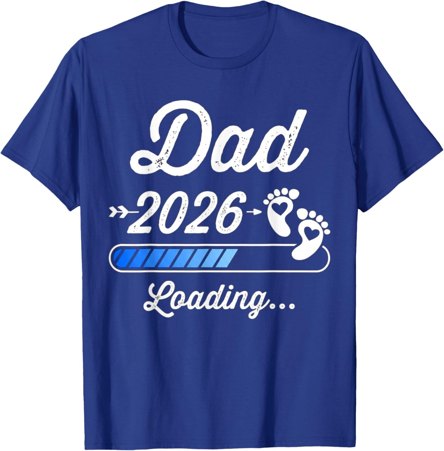 Papa 2026 Loading New Father Est 2026 First Time Daddy T-Shirt - T-Shirt | Royal
