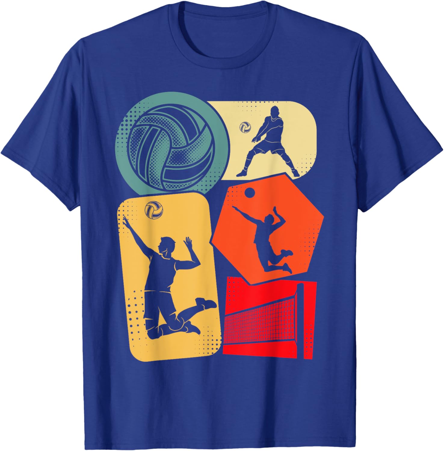 Volleyball Boys Youth T-Shirt - T-Shirt | Royal