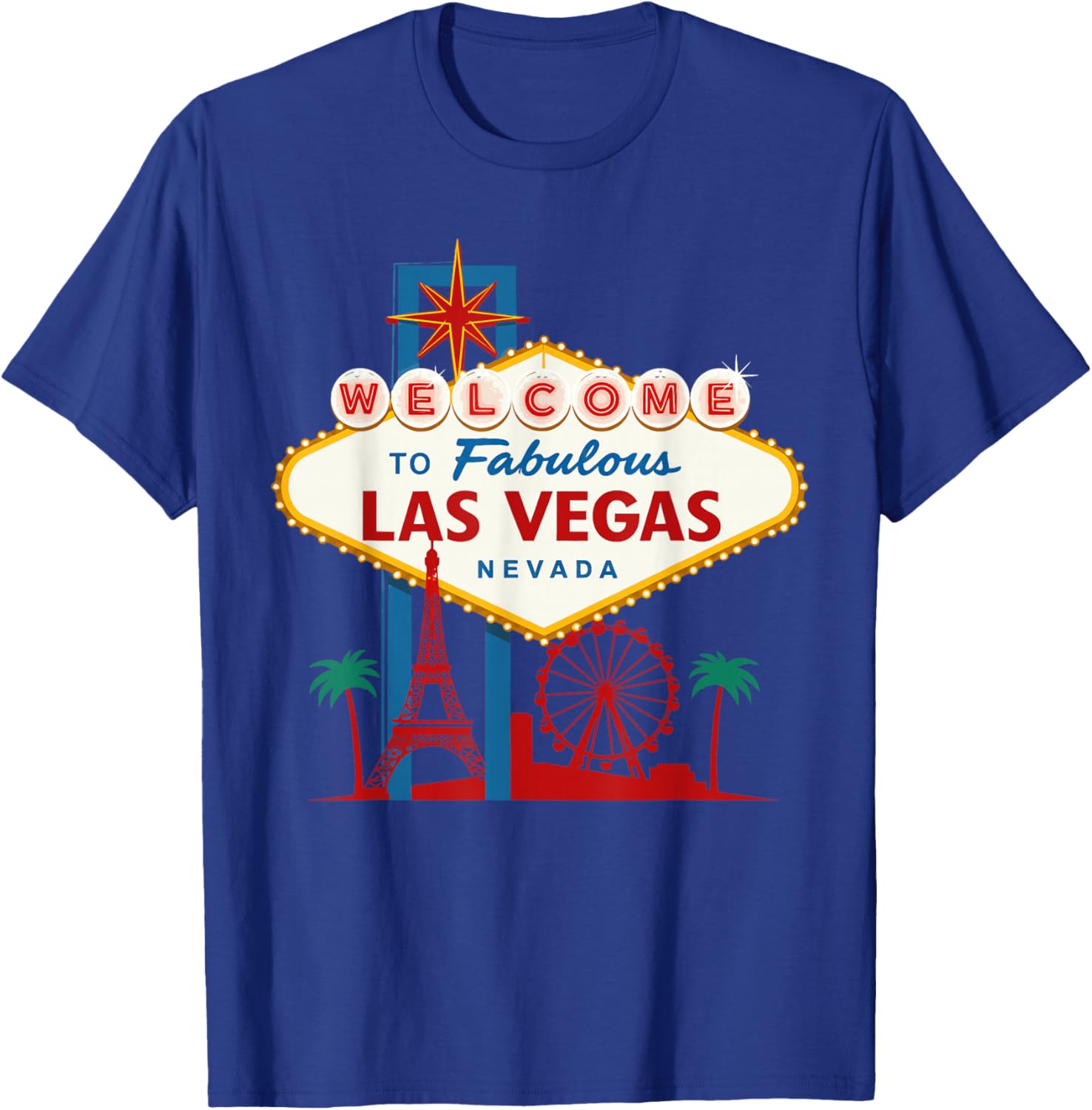 New I Love LAS VEGAS Shirts Women Holidays in Vegas T-Shirt - T-Shirt | Royal