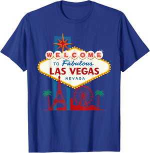 New I Love LAS VEGAS Shirts Women Holidays in Vegas T-Shirt - T-Shirt | Royal