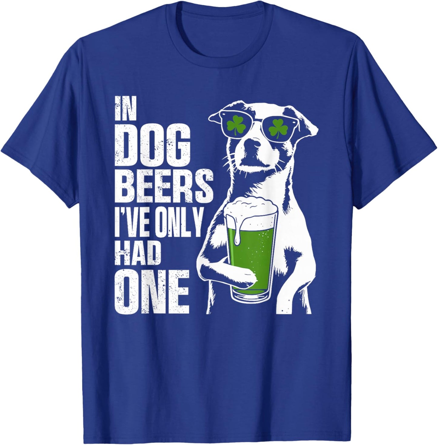 Hundebier St. Patty's Shamrock Lustiger St. Patrick's Day T-Shirt - T-Shirt | Royal
