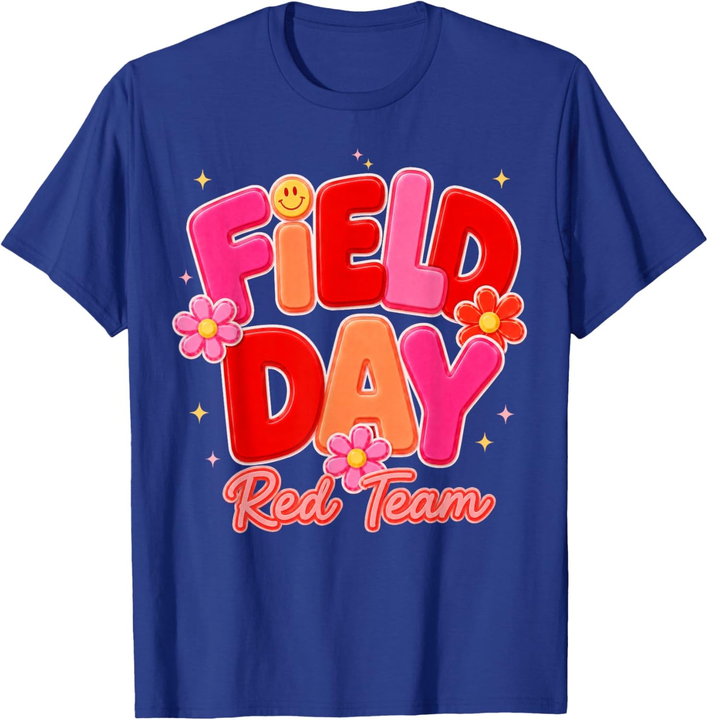 Field Day Red Team Let The Games Begin Fun Day Field Trip T-Shirt - T-Shirt | Royal