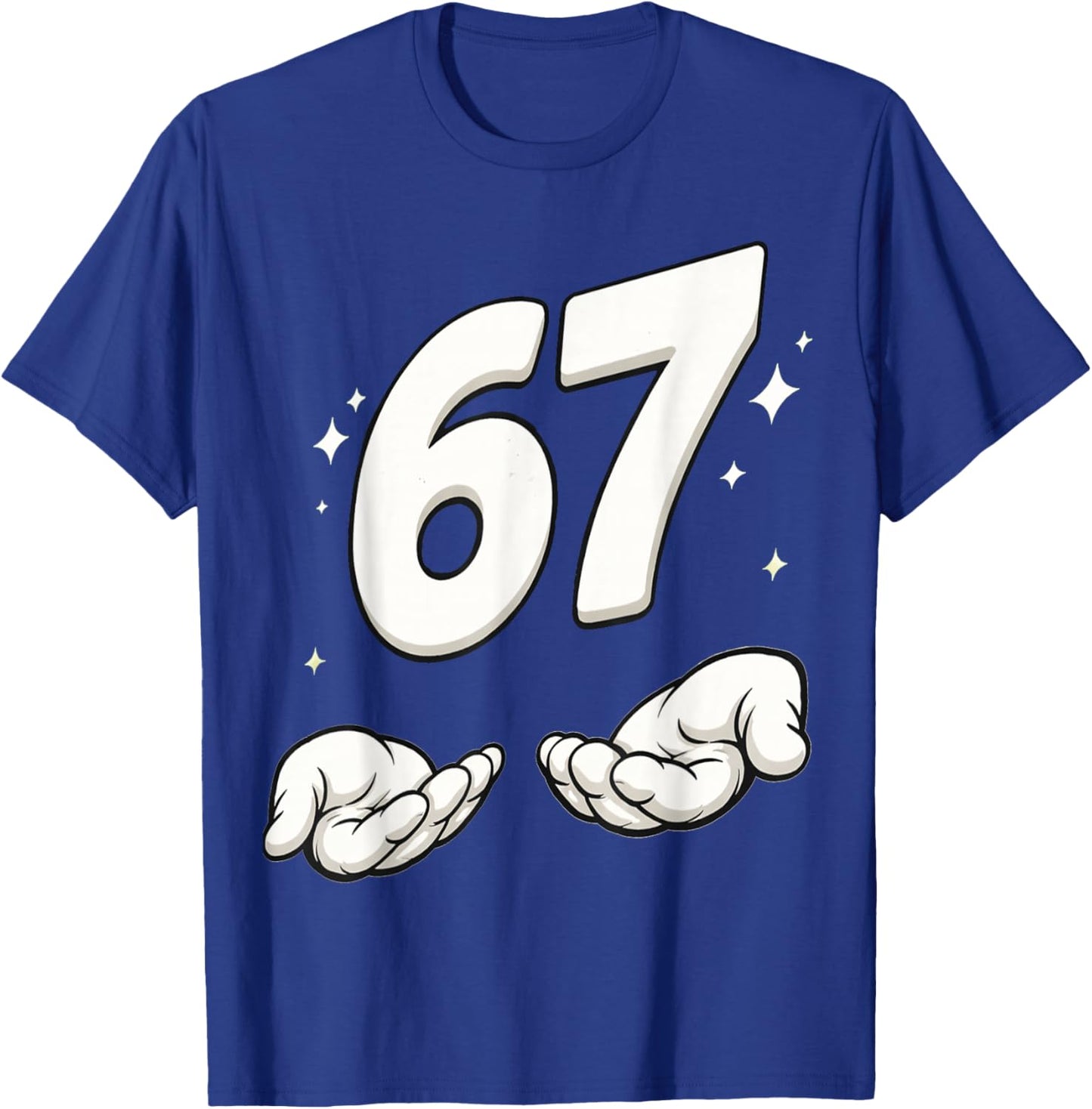 67 Design Shirt – Funny Number 67 and Children's T-Shirt - T-Shirt | Royal
