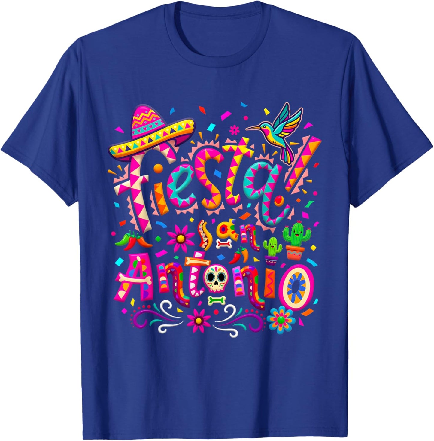 Fiesta Squad San Antonio Texas Cinco De Mayo Lets Fiesta T-Shirt - T-Shirt | Royal