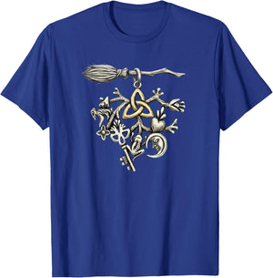 Italian Cimaruta Amulet Witchcraft Magic Protective Symbol T-Shirt - T-Shirt | Royal