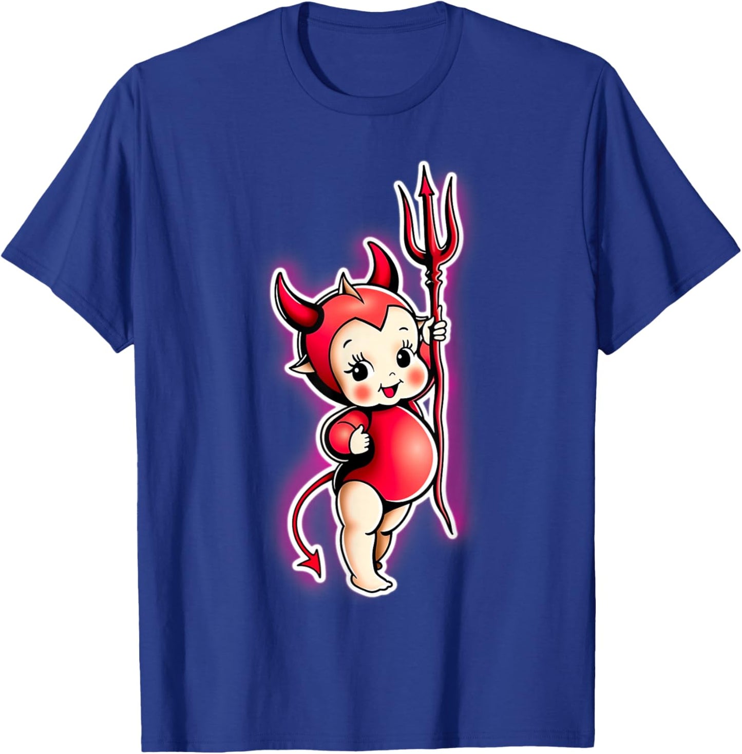 Kewpie Baby Cute Devil Girl Costume T-Shirt - T-Shirt | Royal