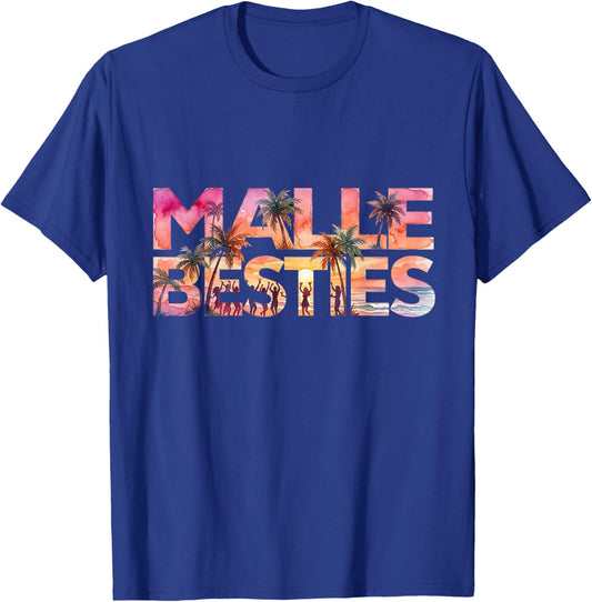 Malle Besties - Mallorca Party Junggesellinnenabschied T-Shirt - T-Shirt | Royal