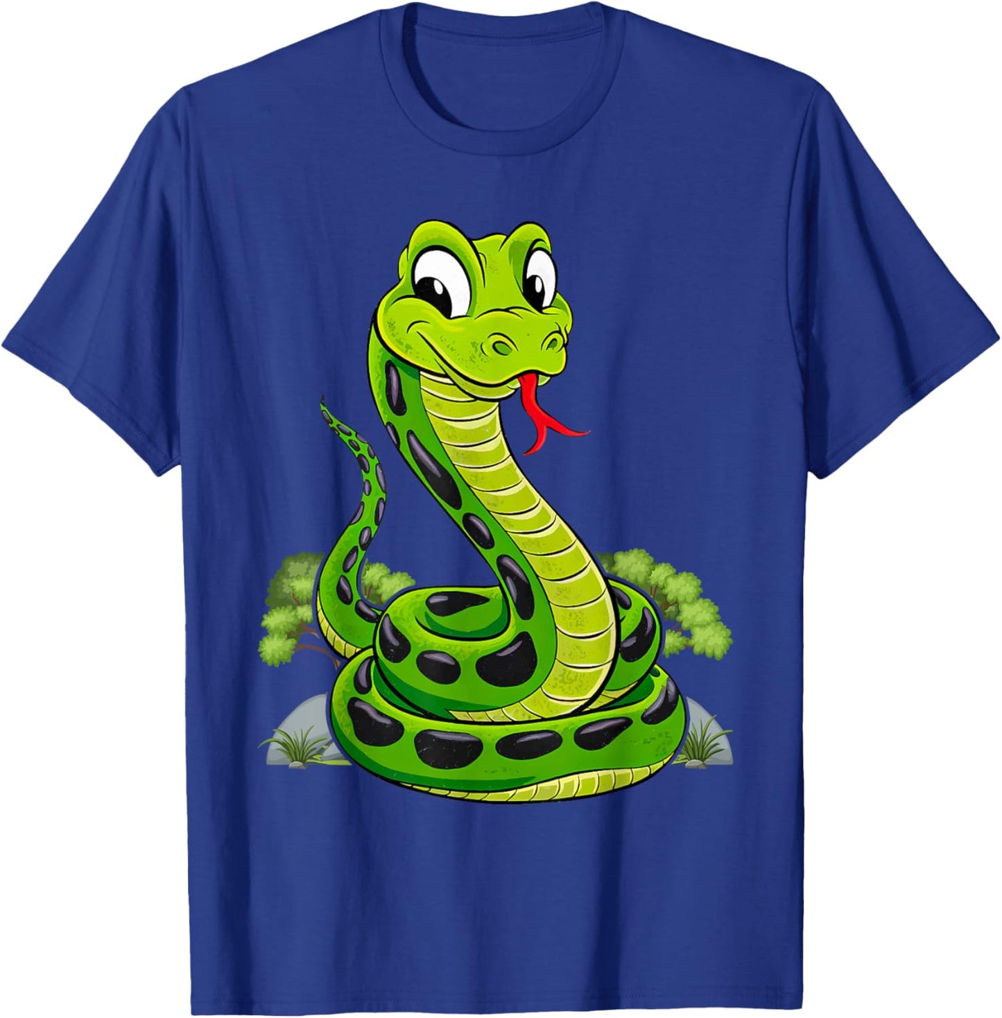 Reptile Kids Cute Snake T-Shirt - T-Shirt | Royal