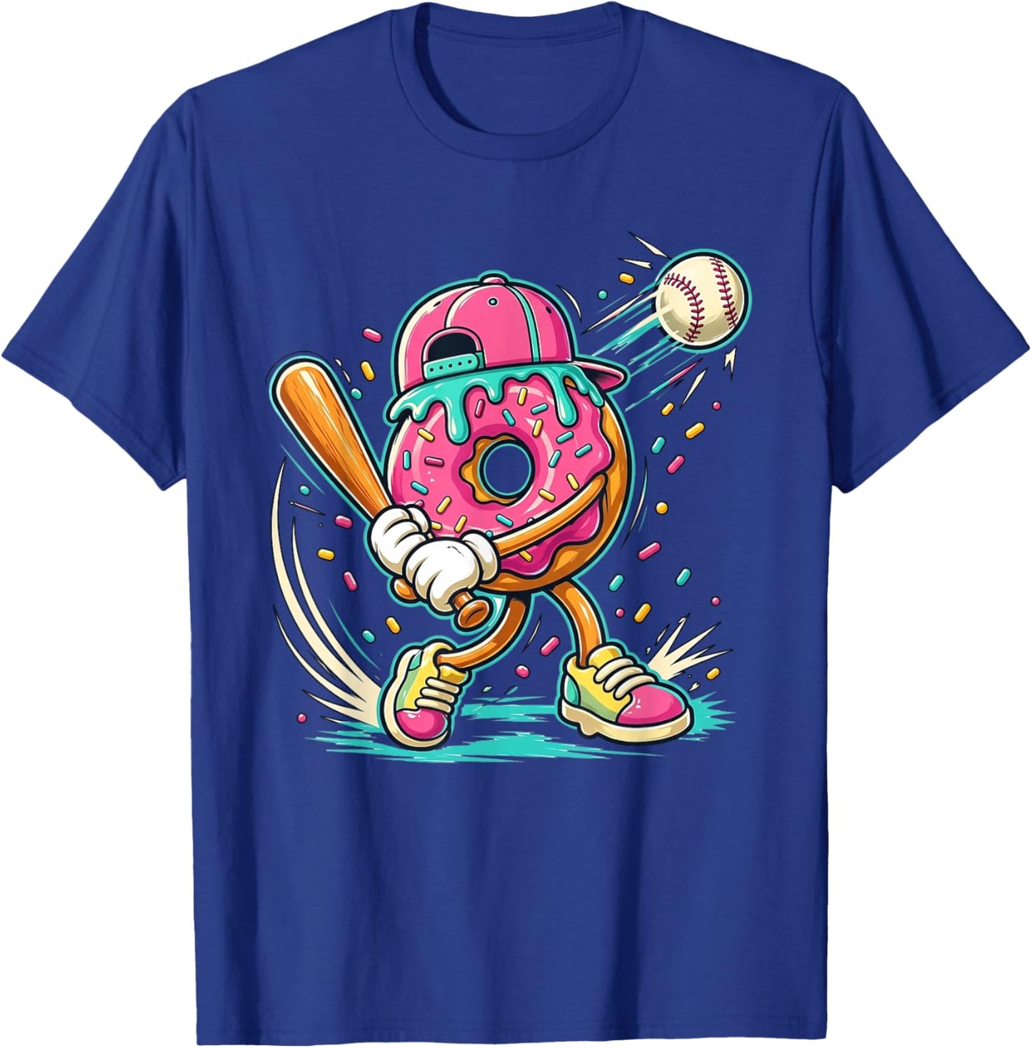 Donut and Dingers Youth T-Shirt - T-Shirt | Royal