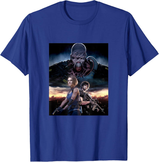 Resident Evil 3 Main Art FP T-Shirt - T-Shirt | Royal