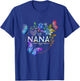 Nana shirt with butterflies Mother's Day Tie Dye T-Shirt - T-Shirt | Royal
