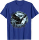 Halloween Raven Forest Spooky Moon Trick Or Treat Artwork T-Shirt - T-Shirt | Royal