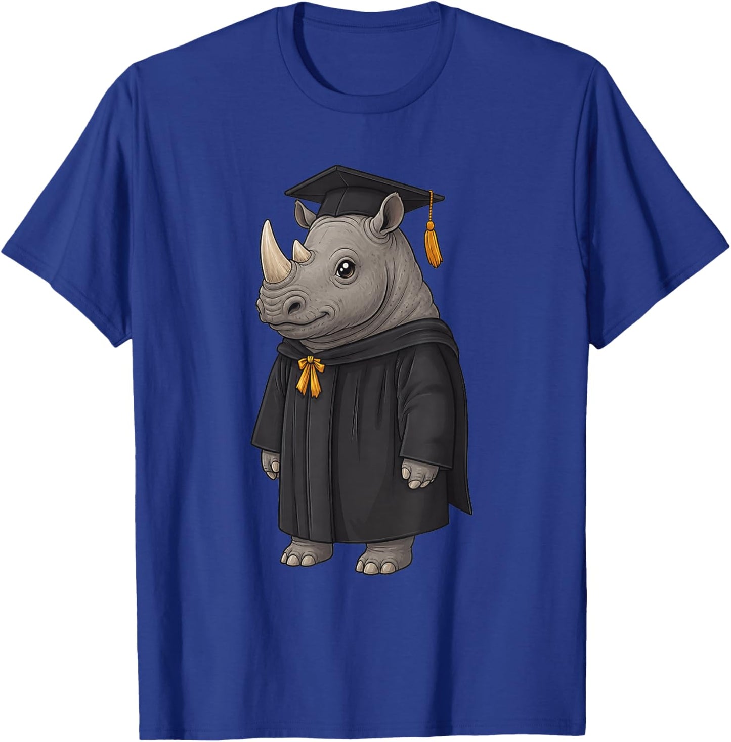 Cute Rhino Graduation T-Shirt - T-Shirt | Royal