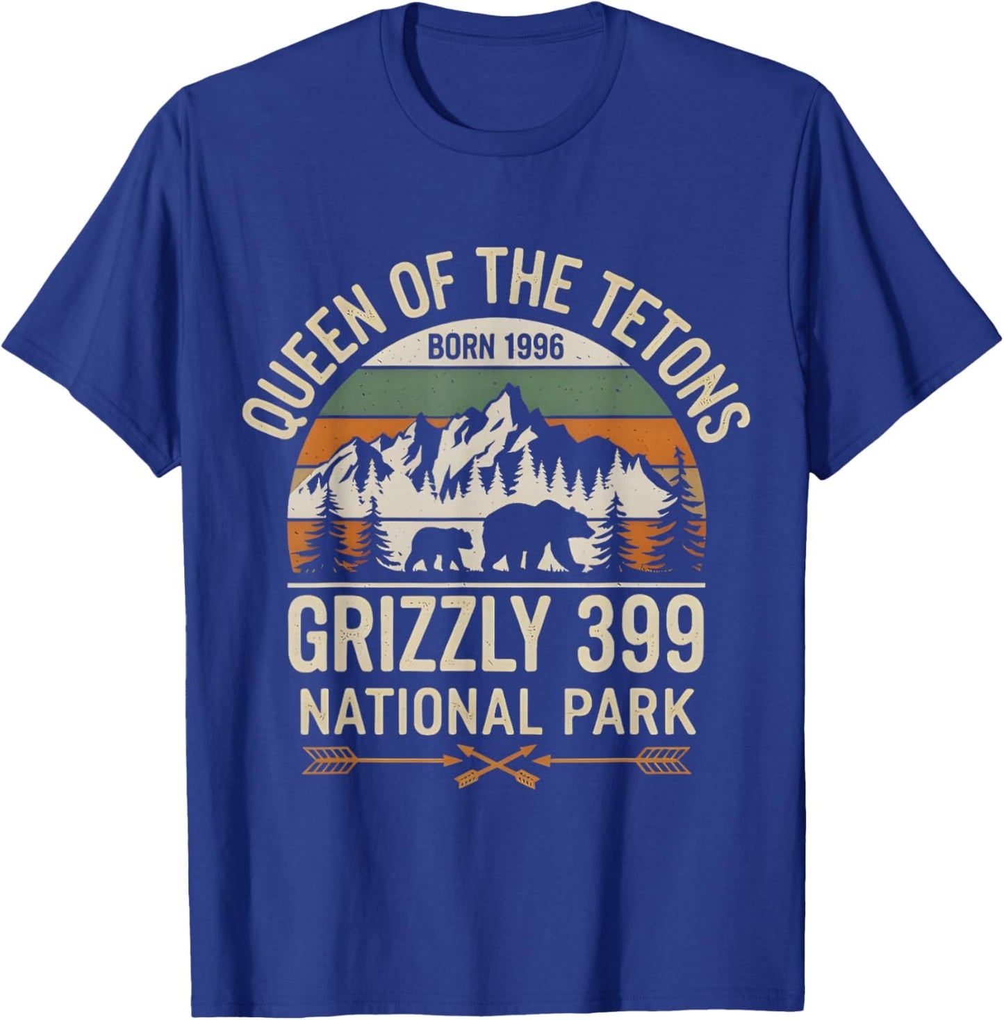 Queen Of The Tetons Grizzly 399 National Park Preserve T-Shirt - T-Shirt | Royal