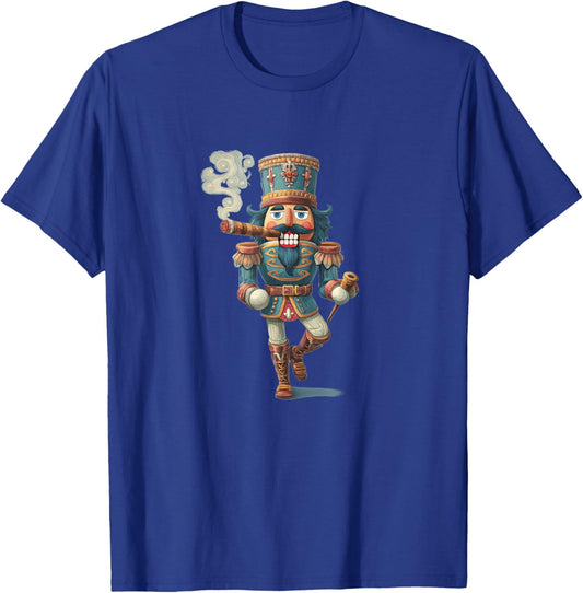 Awesome Cigar Nutcracker Costume for Smoke Lovers T-Shirt - T-Shirt | Royal