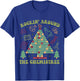 Lab Tech Christmas Shirt Rocking Around Chemistree T-Shirt - T-Shirt | Royal