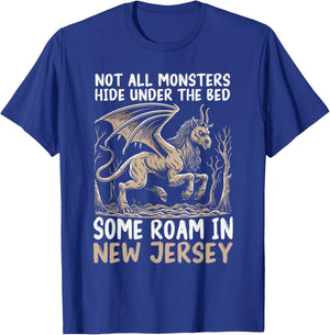Jersey Devil Legendary Creature Cryptozoology Cryptid T-Shirt - T-Shirt | Royal
