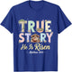 He Is Risen Easter Coquette Vintage Christian True Story T-Shirt - T-Shirt | Royal