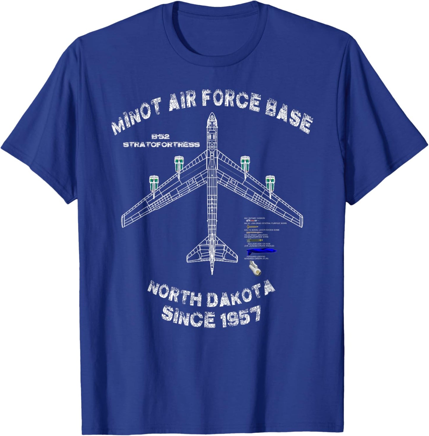 Minot AFB T-Shirt - T-Shirt | Royal