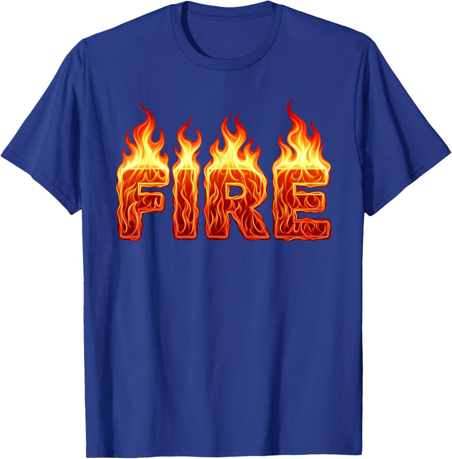 Fire and Ice DIY Lazy Halloween Costumes Men Women Kids T-Shirt - T-Shirt | Royal