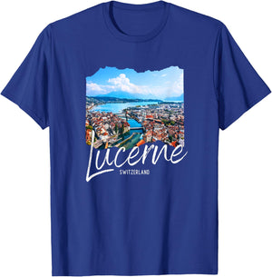 Lucerne Switzerland Souvenir Lucerne T-Shirt - T-Shirt | Royal